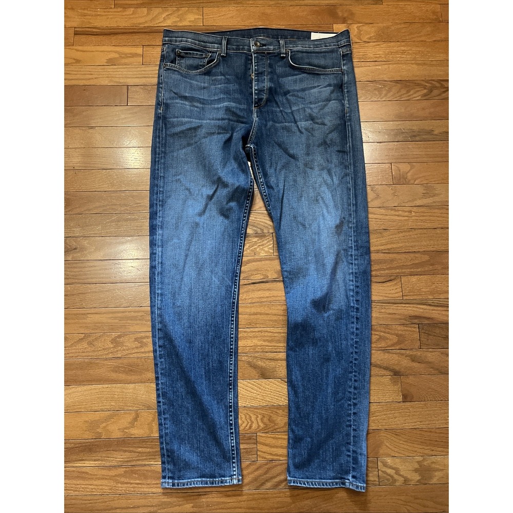 Rag & Bone Fit 2 Slim Jeans Men's 38 Throop Blue Denim Made in USA